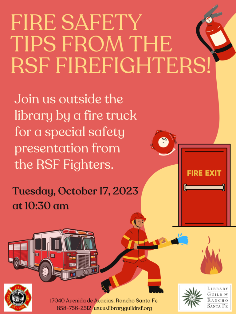 RSF Firefighter Presentation - Library Guild of Rancho Santa Fe